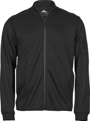 Athletic Full Zip Sweat Black