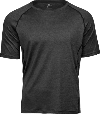 Cool Dry Tee, unisex Black Melange