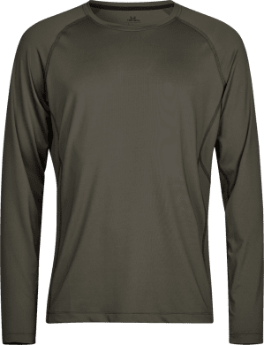 Long Sleeve CoolDry Tee, unisex Deep Green