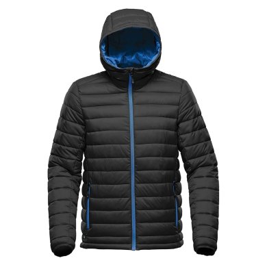 Men's Stavanger Thermal Jacket, black/azur