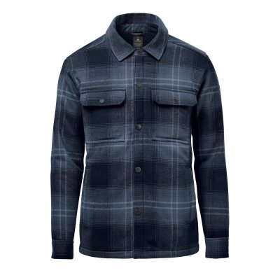 Men's Highland Sherpa Lined Plaid Jacket, midnight/dusk