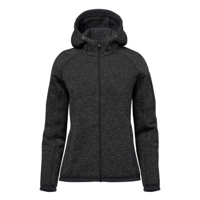 Women's Avalante Full Zip Fleece Hoody, black heather