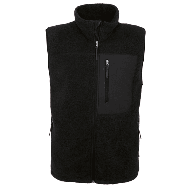 Pile Fleece Vest, black