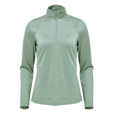 Women's Milano 1/4 Zip Pullover, ice blue heather