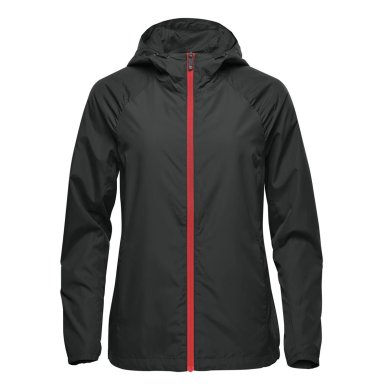 Women's Pacifica Jacket, black/red