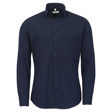 Navy super stretch shirt, comfort fit