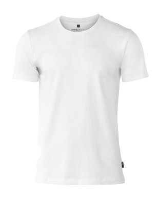 Soft round neck t-shirt, white