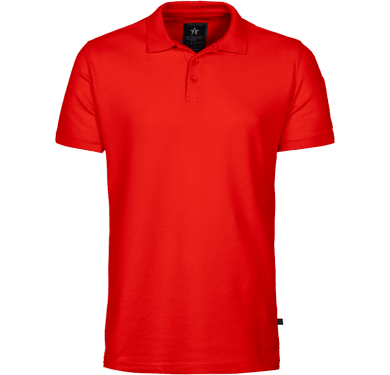Pique shirt, red