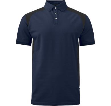 Stretch Pique Shirt, navy/black