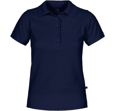 Womens Pique shirt, navy