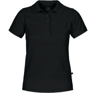 Womens Pique Shirt, black