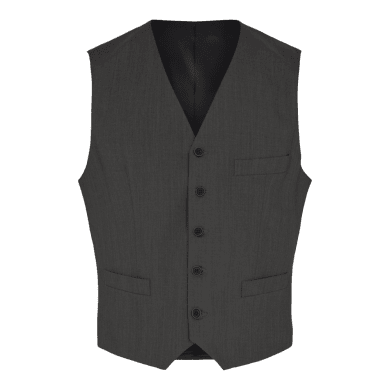 Traveller mens waistcoat modern fit, dark grey
