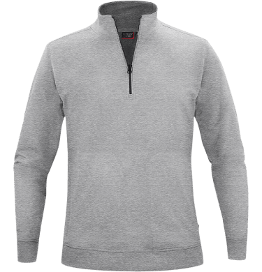 Crew Half Zip Sweater, grey
