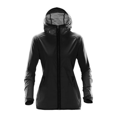 Women's Ozone Hooded Shell, black