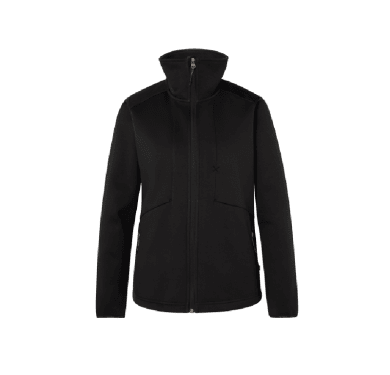 Womens GRIT Zip Jacket, black
