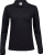 Women's Luxury Stretch Long Sleeve Polo Black