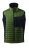 Termoväst, mossgrön/svart