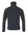 Sweatshirt med blixtlås, mörk marin/svart