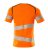 Kortärmad t-shirt, orange/mossgrön