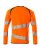 Sweatshirt, orange/petrolium