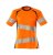 Dam kortärmad t-shirt, orange/mörk marin