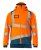 Vinterjacka, orange/petrolium