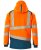 Vinterjacka, orange/petrolium