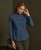 Women's Casual Twill Shirt Indigo