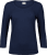 Women's Stretch 3/4 Sleeve Tee Navy