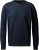 Milan mens pullover round-neck, navy melange