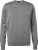 Milan mens pullover round-neck, stone grey melange