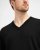 Milan mens pullover v-neck, black