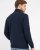 Milan mens pullover zip-neck, dark navy