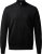 Milan mens pullover zip-neck, charcoale melange