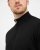 Milan mens pullover zip-neck, black