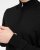 Milan mens pullover zip-neck, black
