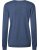 Copenhagen womens pullover o-neck, dusty blue melange