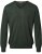 Copenhagen mens pullover v-neck, dark olive melange