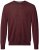 Copenhagen mens pullover round-neck, burgundy melange