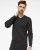 Berlin mens pullover v-neck, black