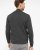 Berlin mens cardigan, dark charcoal melange