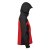 Women's Cascades Softshell Hoody, red/black
