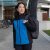 Women's Cascades Softshell Vest, azur/black