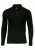 Deluxe longsleeve polo, black
