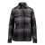 Women's Highland Sherpa Lined Plaid Jacket, carbon