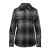 Women's Highland Shacket, carbon/black