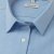 Light blue female stretch oxford shirt, slimfit