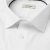 White stretch twill shirt, slimfit