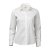 White female stretch twill shirt, loose fit