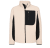 Pile fleece jacket, sand/black